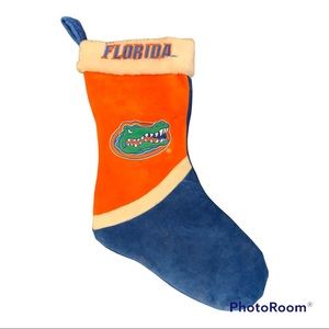 SOLD -Officially Licensed NCAA Florida Gators Plush Christmas Stocking 18" -